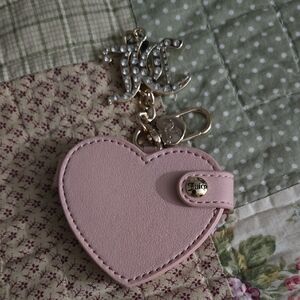 Juicy Couture Light Pink Heart Key Holder